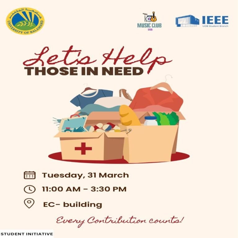 Let’s Help Those In Need